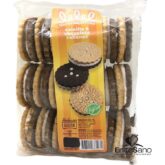 Galletas duplex de vainilla y chocolate rellenas 360gr. - Lelel
