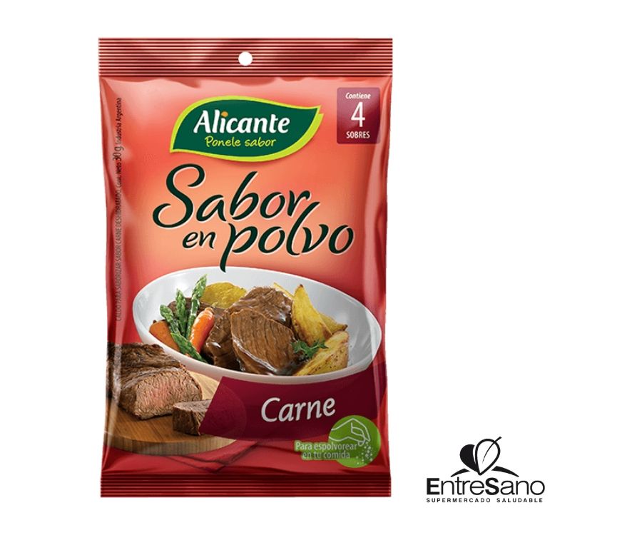 Caldo Saborizador carne (sobre) – Alicante – Entresano