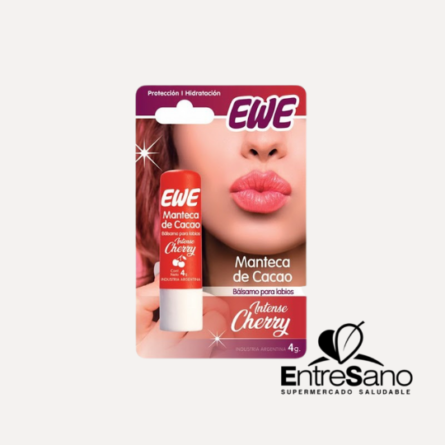 Manteca de Cacao Cherry para Labios 4gr - Ewe