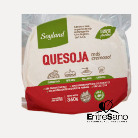 Quesoja Cremoso 360 Gr. - Soyland