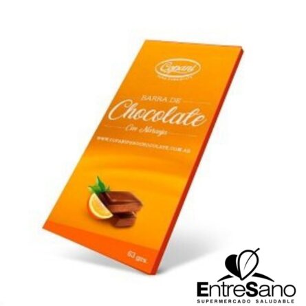 Barra Chocolate Naranja 63gr - Copani