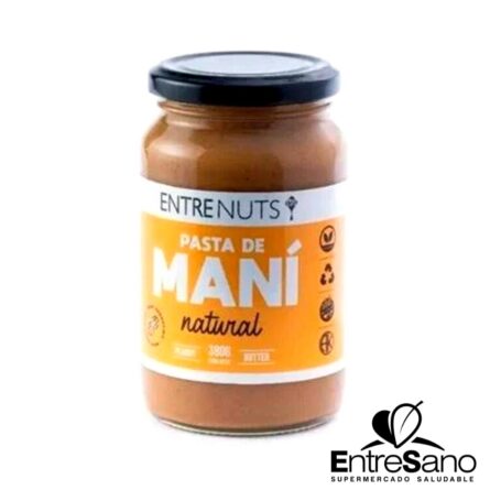 Pasta de Mani Natural 380gr - Entrenuts