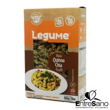 Fusili de Quinoa Chia 284gr s/tacc - Legume