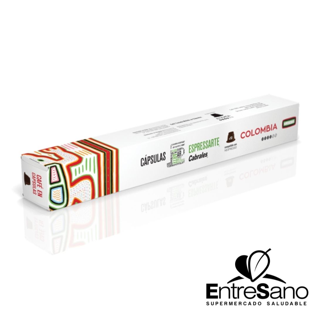 Espressarte Colombia 10 capsulas – Cabrales | Entresano