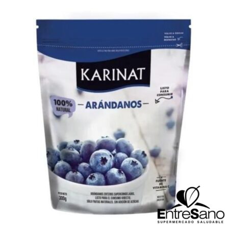 Arándano congelados 100% fruta 300 Gr. - Karinat