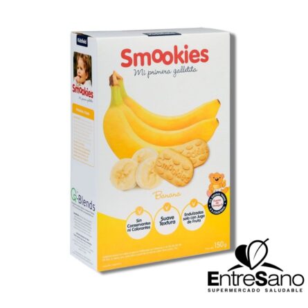 Galletitas Dulce Banana (mi primer galletita) 150Gr. - Smookies