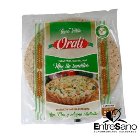 Tapa Pascualina Mix Semilla 420gr. - Orali