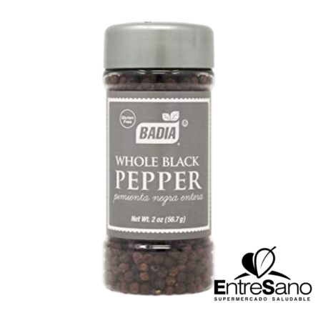 Pimienta negra grano 56gr. - Badia
