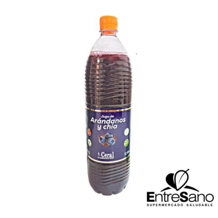 Jugo arandanos y chia c/ Stevia 1,5 Litro - Ceral