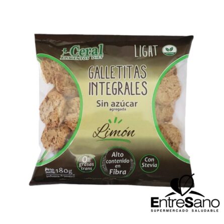 GALLETITAS INTEGRALES LIMON 190gr. - Ceral