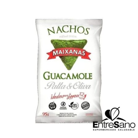Nachos Guacamole Palta y Oliva 95gr - Maixanas