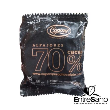 ALFAJOR 70% CACAO   65GR. - Copani