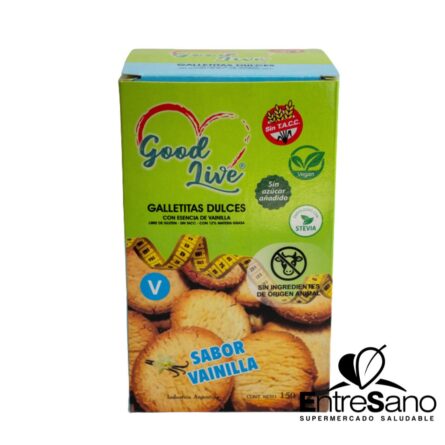 GALLETITAS VAINILLA S/TACC 150gr - Good Live