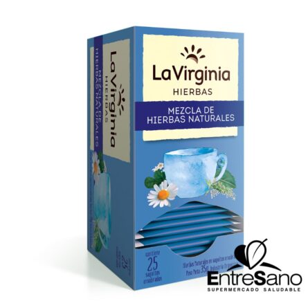 TE MEZCLA HIERBAS NATURALES 25 Saq. - La Virginia