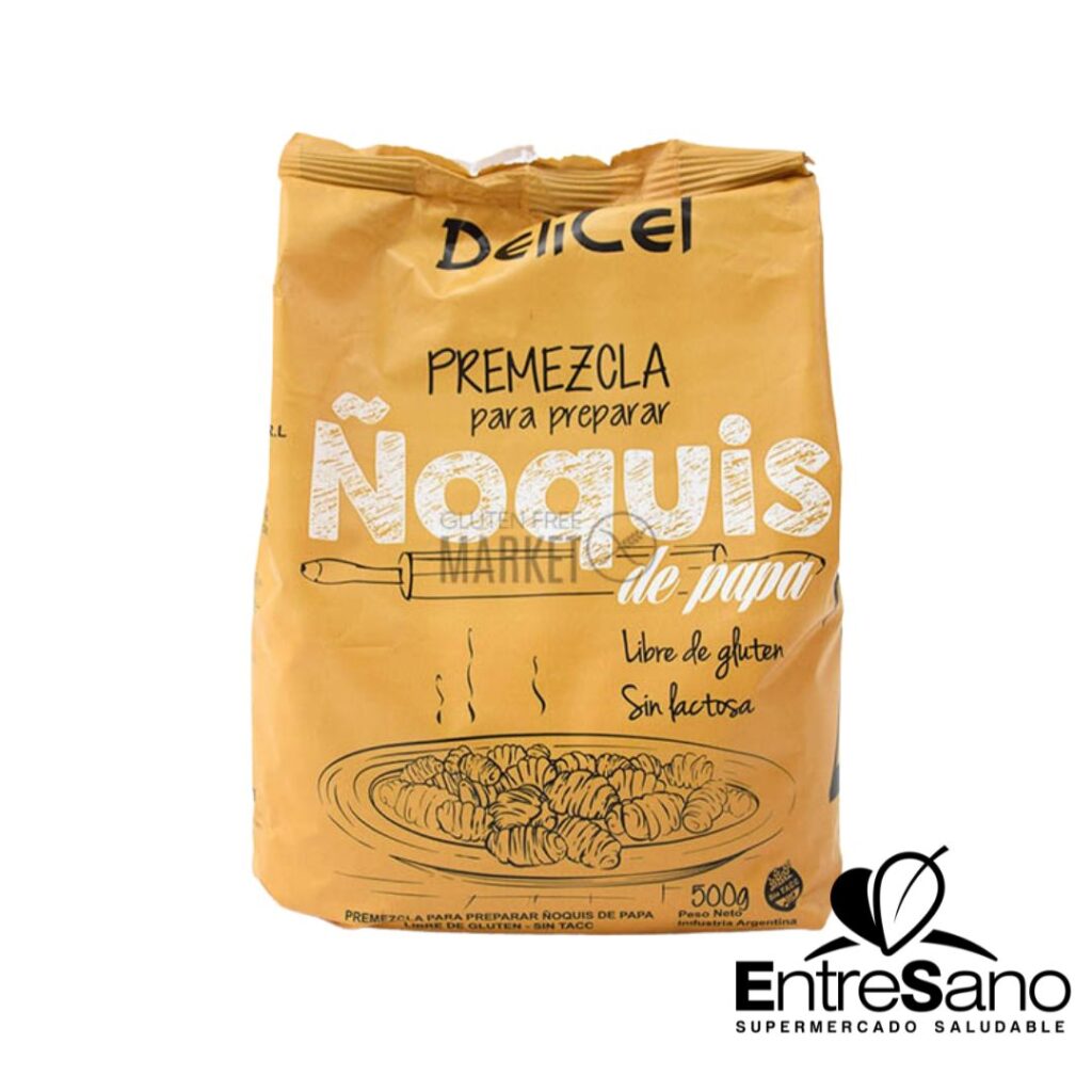 PREMEZCLA ÑOQUIS sin tacc 500gr. - Delicel - Entresano