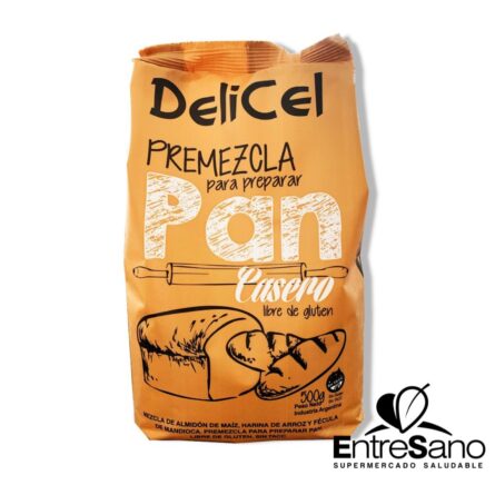 PREMEZCLA PAN CASERO sin tacc 500gr.  - Delicel