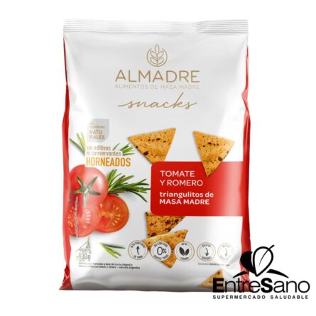 SNACKS TOMATE ROMERO 130gr - Almadre