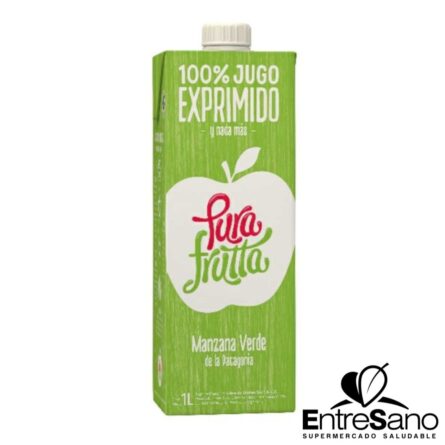 JUGO MANZANA EXPRIMIDO 1lt. - Pura Frutta