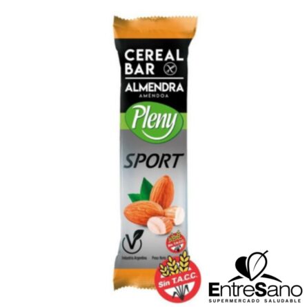 BARRA SPORT ALMENDRA S/TACC 20gr - Pleny