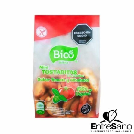 MINITOSTADITAS TOMATE S/TACC 130gr - Bio