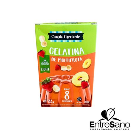 GELATINA MULTIFRUTA S/TACC 22GR - CUARTO CRECIENTE