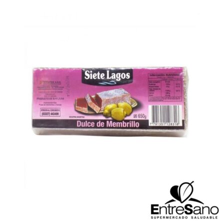 DULCE MEMBRILLO 7 LAGO 650gr. - Siete Lagos