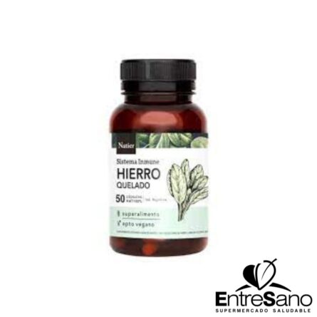 HIERRO QUELADO S/TACC 50cap. - Natier