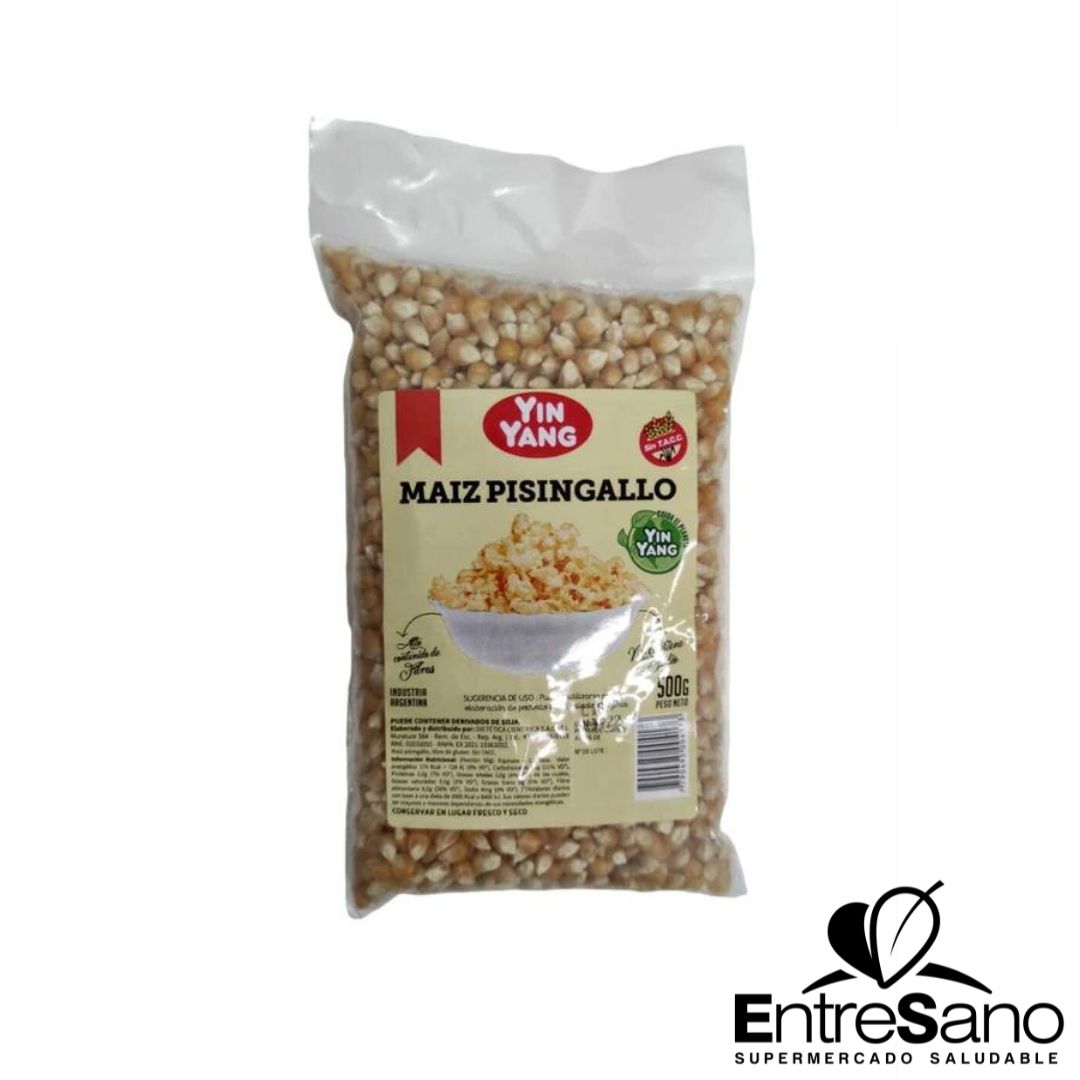 MAIZ PISINGALLO S/TACC 500GR - YIN YANG