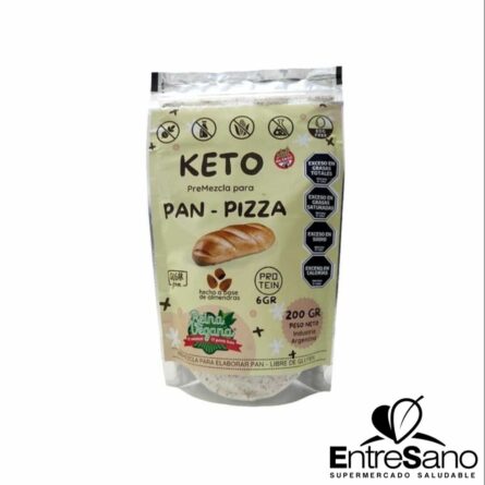 PREMEZCLA KETO PAN/PIZZA S/TACC  200GR- REINA VEGANA