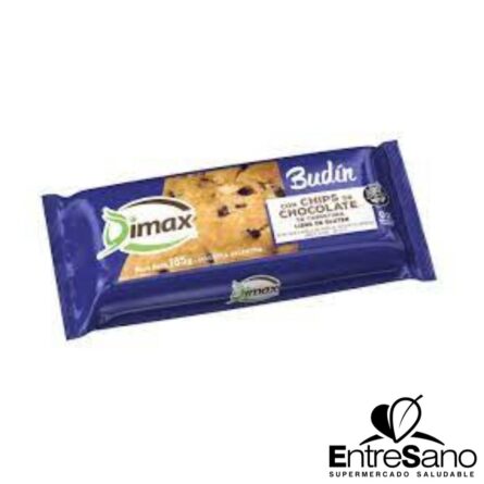 BUDIN CON CHIPS DE CHOCOLATE S/TACC 180GR- Dimax