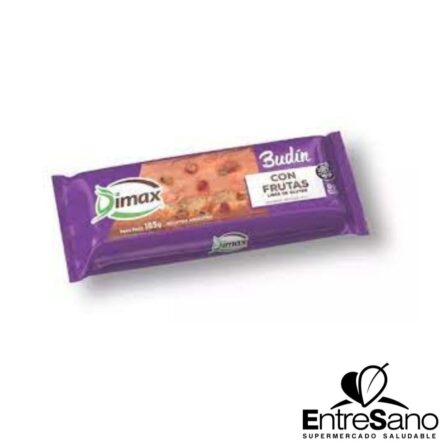BUDIN C/FRUTA  SIN TACC180GR- Dimax