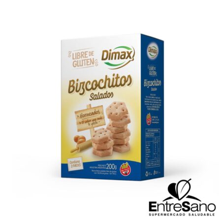 CAJA BIZCOCHITOS SALADOS 200GR- Dimax