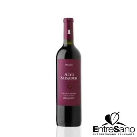 VINO MALBEC ORG. S/TACC 750ML - ALTO SALVADOR